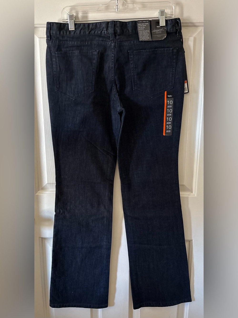 Women Mossimo Dark Wash Blue Bootcut Jeans NWT SZ 10 - Picture 5 of 8